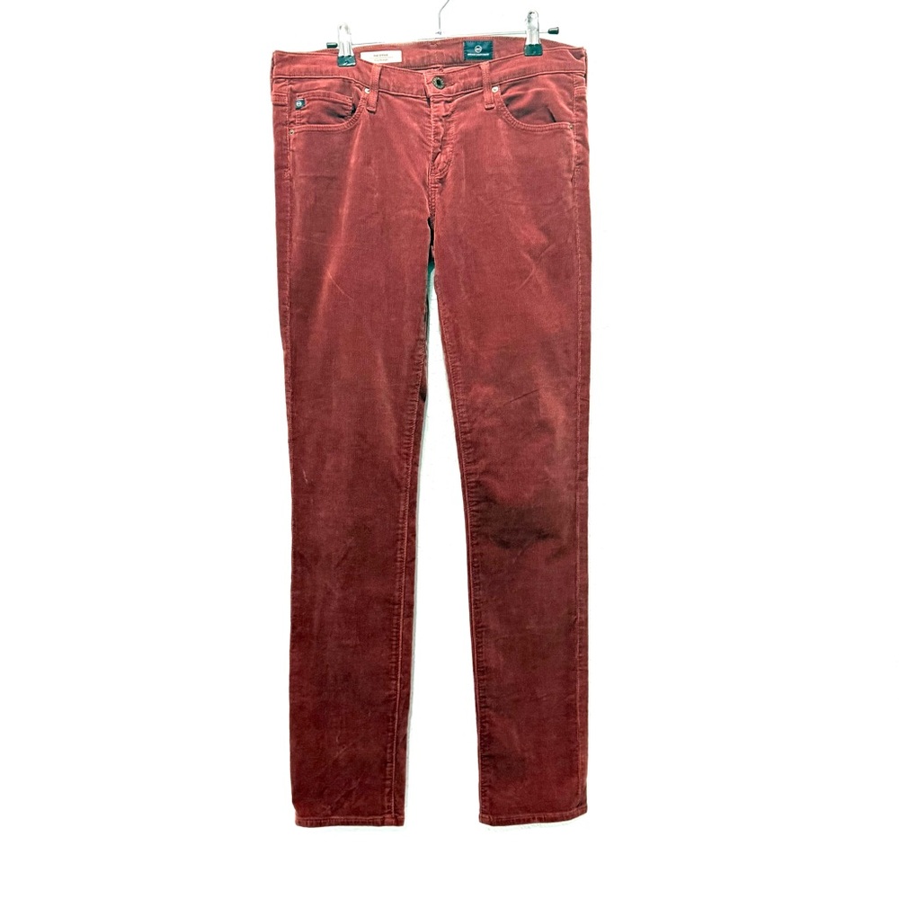 AG Adriano Goldschmied Stevie Slim Straight rustic Corduroy Pants 28R